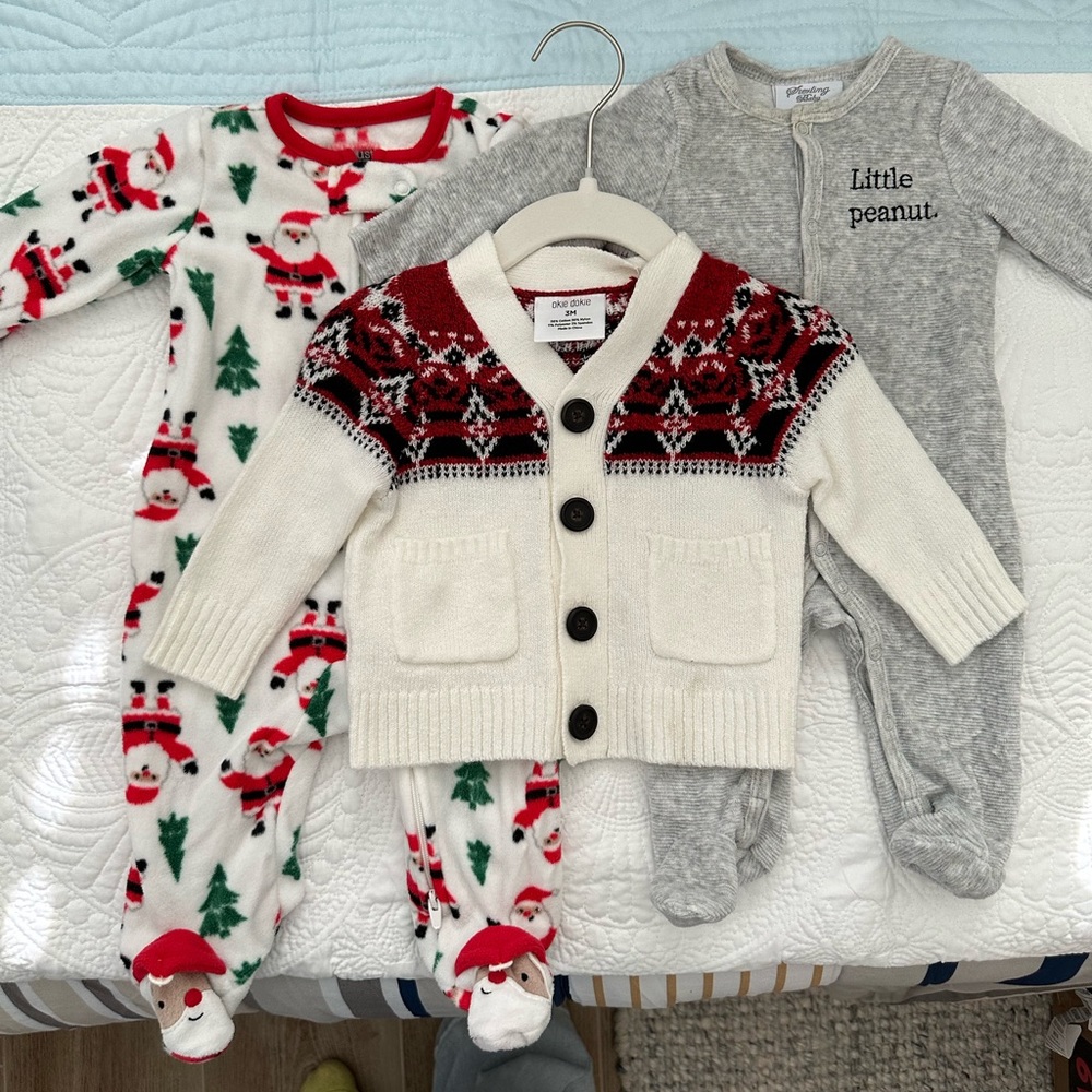Christmas baby outfits